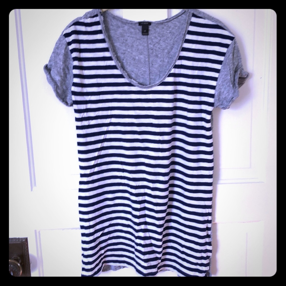 🔥J Crew cotton tee! EUC!